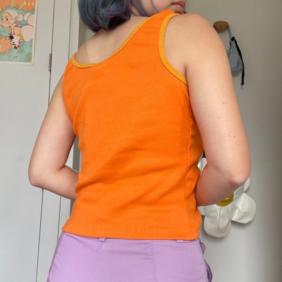 marshall columbia triple slash tank in orange and yellow - Picture 3 of 7